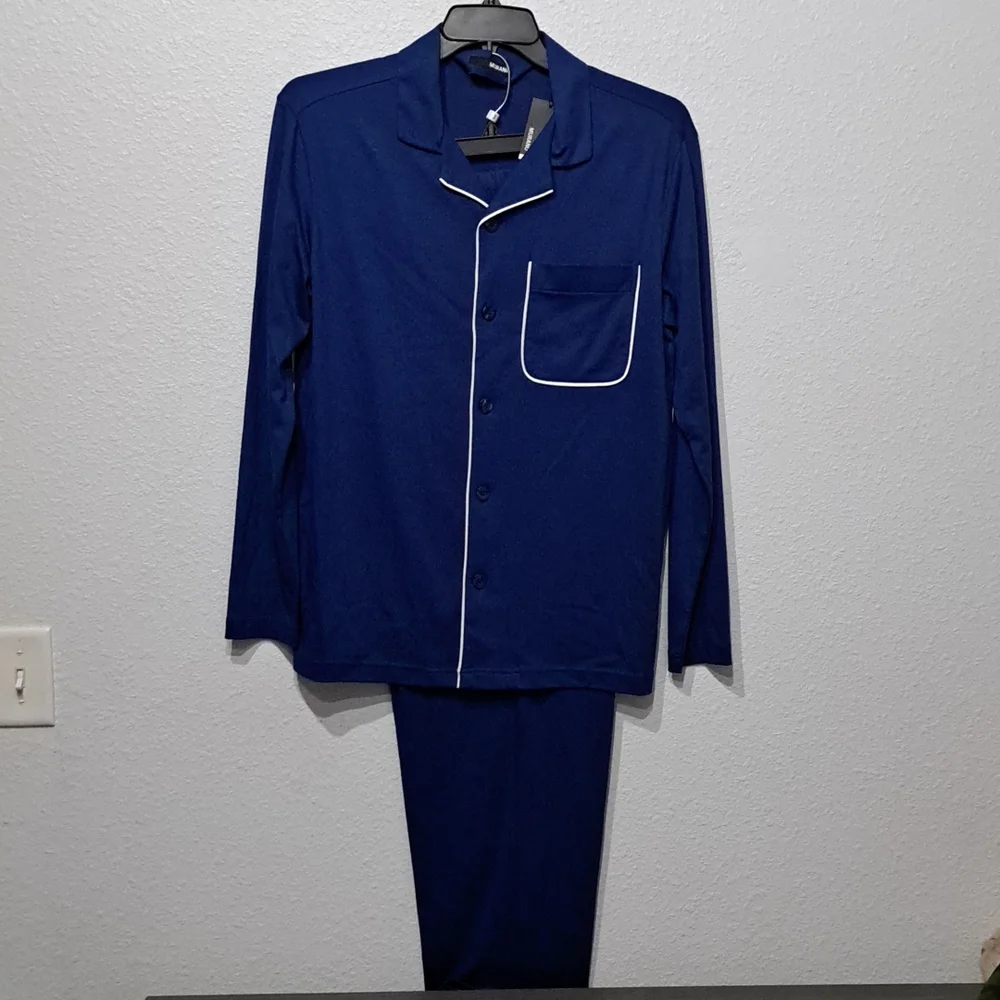 Murano Knit Long Sleeve Pajama Set 2-Piece Set - Picture 2 of 6